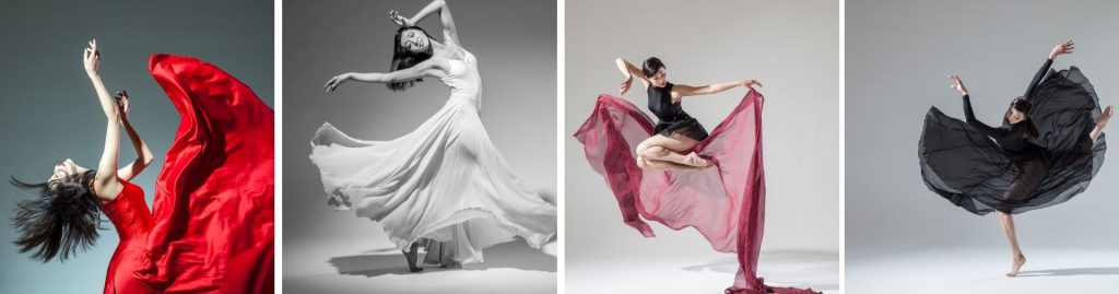 Hangyu Zhou, a Chinese dancer, performing Chinese Contemporary dance in a variety of costumes